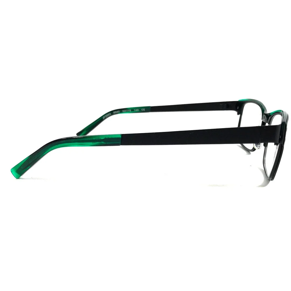 J.F. Rey Eyeglasses Frames JF2553 0040 Matte Black Green Tortoise 52-19-140